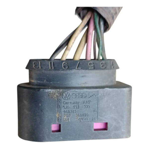 Plug Conector Chicote Botão Farol Vw Gol 2012 2016