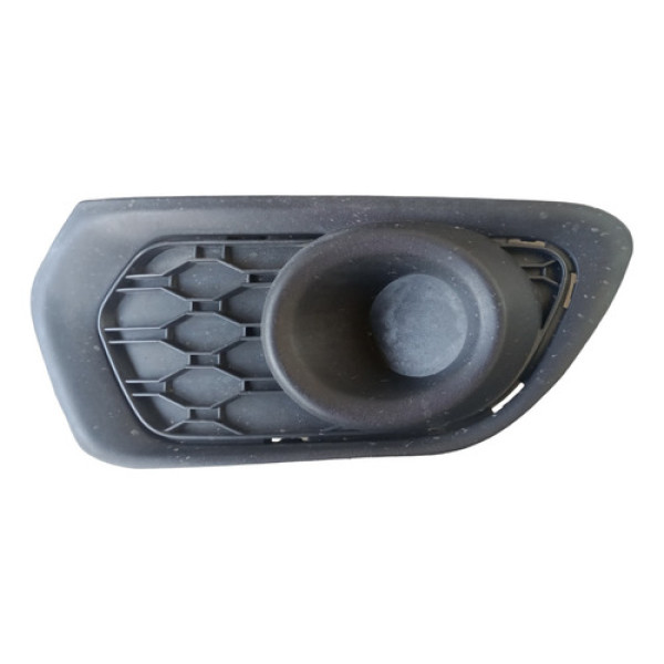 Moldura Grade Parachoque Esquerda Renault Logan 15/17  Preto Esquerdo