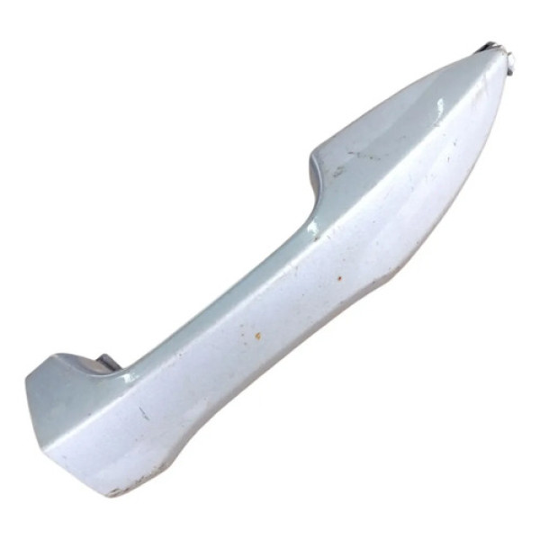 Puxador Externo Porta Dianteira Direit Peugeot 208 2013 2020 Prata