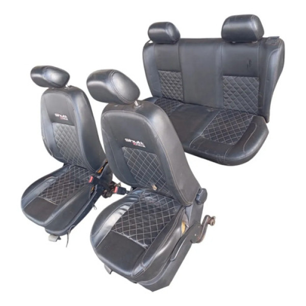 Kit Jogo Bancos Vw Golf Bora 1999 2013 Detalhes Preto