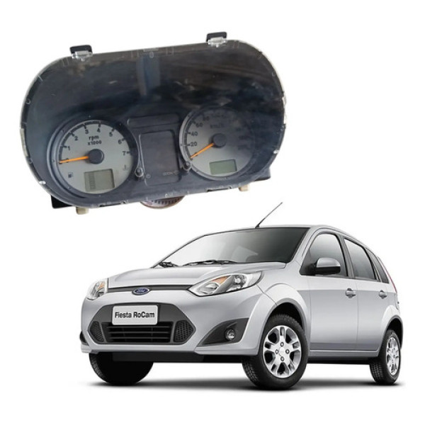 Painel Instrumentos Ford Fiesta 1.0 Supercharger 2004 Cinza