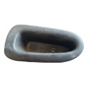 Moldura Puxador Porta Traseira Esquerda Peugeot 206 Preto