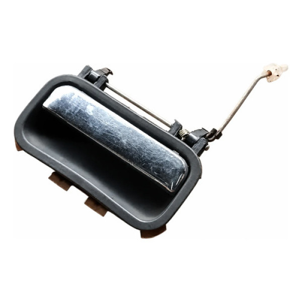 Macaneta Externa Traseira Esquerd Gm Corsa Classic 2003 2013 Prata Traseira