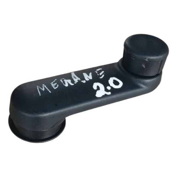 Manivela Vidro Traseiro Direito Renault Megane 2008 2015 Preto