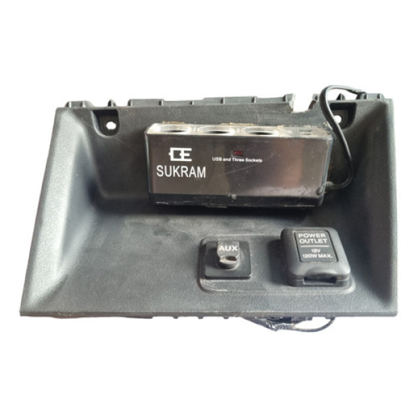 Moldura Tomada 12v Honda Civic 2012 2016