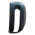 Capa Retrovisor Fiat Strada Lado Esquerdo C Detalhe Preto