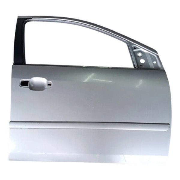 Porta Dianteira Direita Ford Fiesta 2003 2014 Dianteira Direita Prata