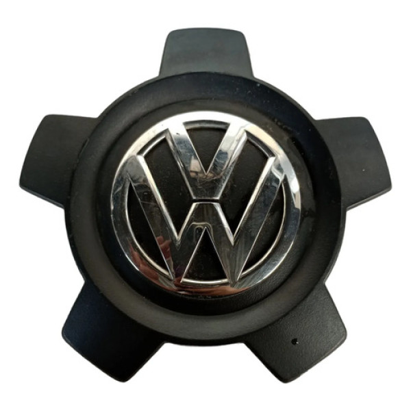 Calota Central Da Roda Vw Fox 2004 2014 Preto