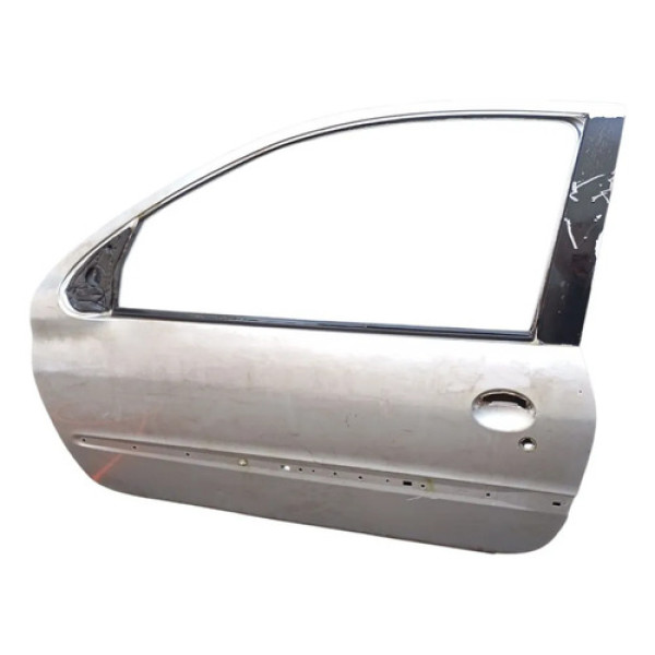 Porta Dianteira Esquerda Motorista Peugeot 207 Sw 2009 2012 Dianteira Esquerda Prata