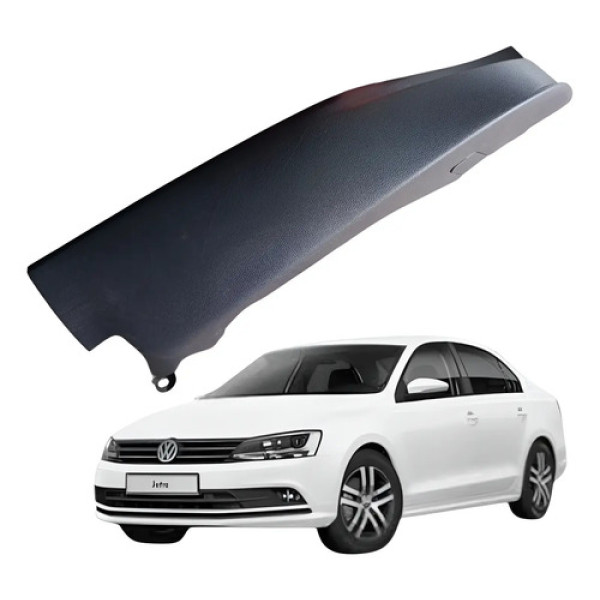 Acabamento Banco Traseiro Direito Vw Jetta 2011 2017 Preto