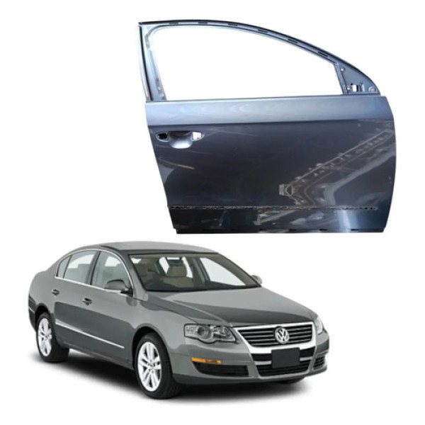 Porta Traseira Direita Vw Passat B6 2006 2010 Traseira Direita Cinza