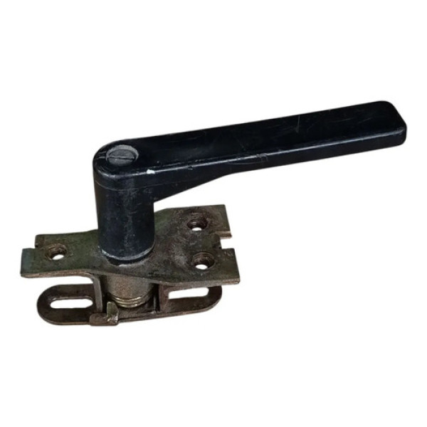 Comando Maçaneta Interna Baú Fiat Fiorino 1988 2008 Preto Traseira