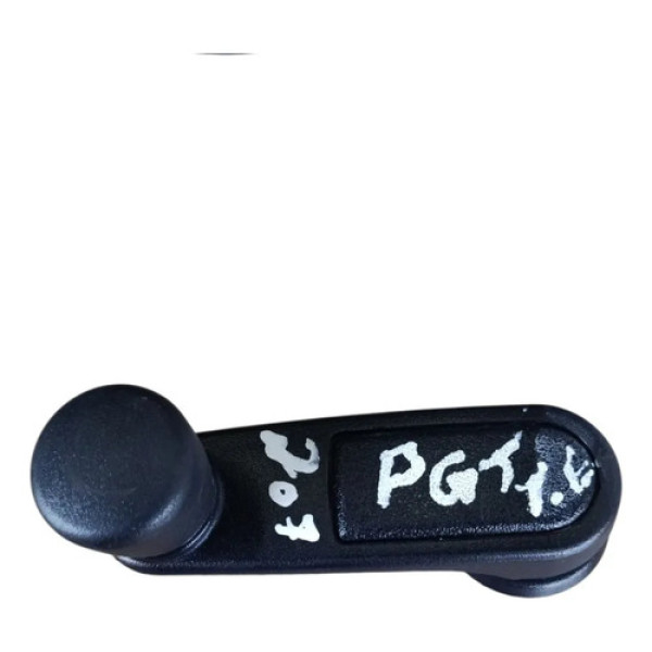 Manivela Vidro Traseiro Esquerdo Peugeot 207 2008 2015 Preto