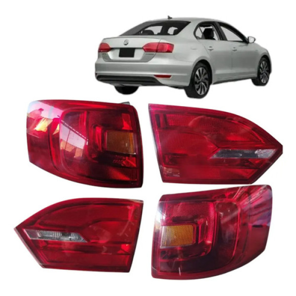 Kit Lanterna Traseira Vw Jetta 2011 2016