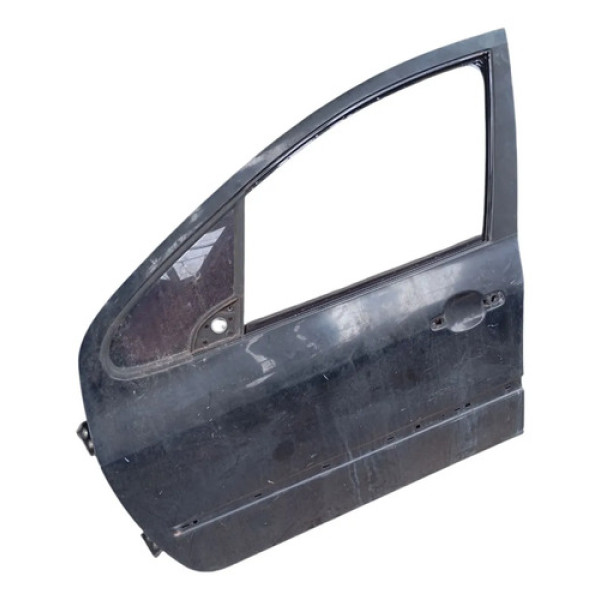 Porta Dianteira Esquerda Preta Peugeot 307 2006 2012 Dianteira Esquerda Preto