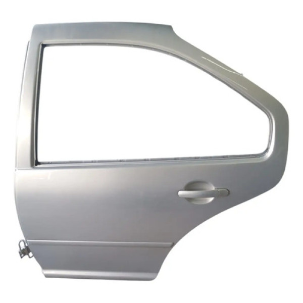 Porta Traseira Esquerda Prata Vw Bora 2008 2011 Traseira Lado Prata