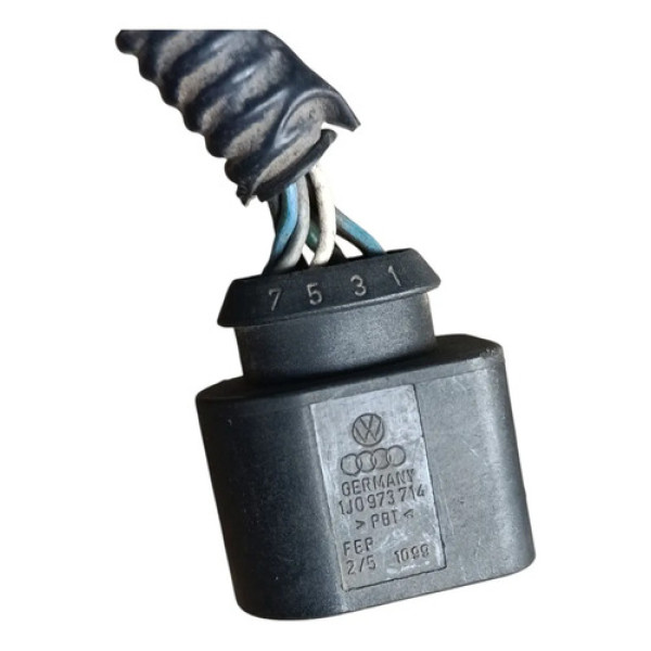 Plug Conector Chicote Fechadura Porta Vw Bora 2005 2011