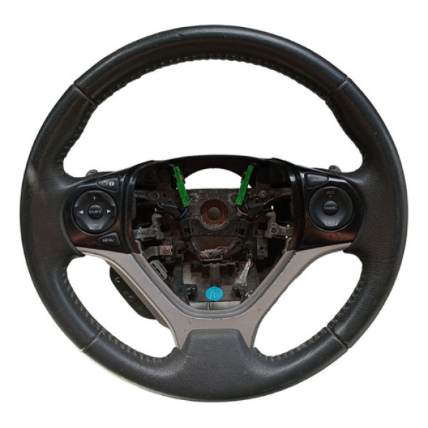 Volante Direção Com Comando Honda Civic 2014 Preto
