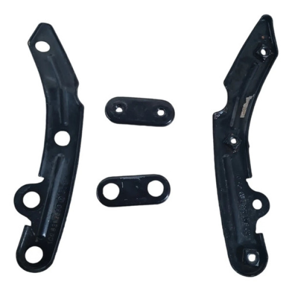 Kit Suporte Paralama Vw New Beetle Traseiro Direito 2010  Preto