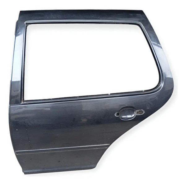 Porta Preta Traseira Esquerda Vw Golf 1999 2013 Traseira Esquerdo Preto
