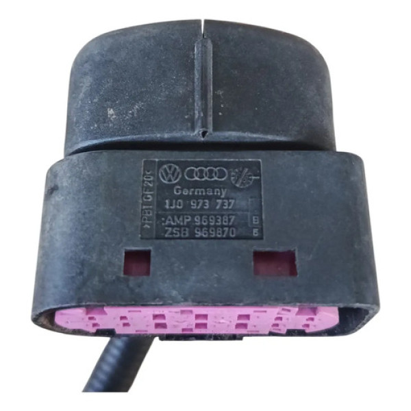 Plug Conector Chicote Botão Farol Vw Golf Gol 1999 2019
