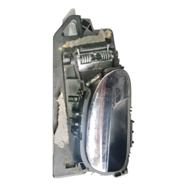 Maçaneta Interna Dianteira Esquerda Peugeot 307 2007 2011 Prateado