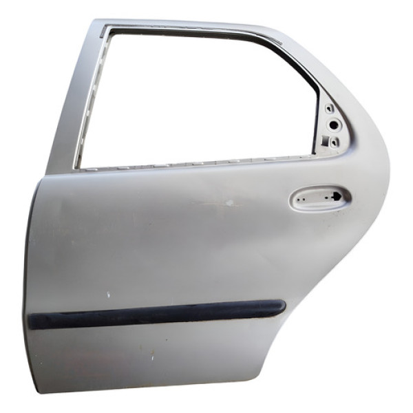 Porta Traseira Esquerda Fiat Palio 1996 2001 Traseira Esquerdo Cinza