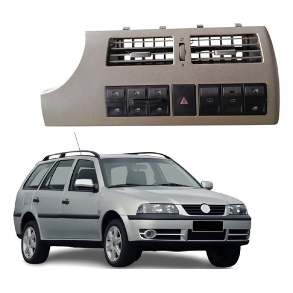 Moldura Difusor Central Comandos Vw Parati Gol G3 2000 2005