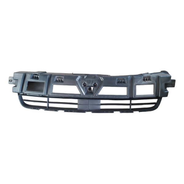 Grade Parachoque Dianteiro Renault Sandero 2014 Detalhe Preto Plástico