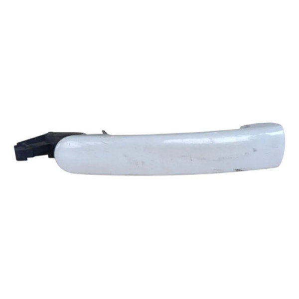 Puxador Maçaneta Externa Dinate Esquerd Vw Fox Gol 2003 2012 Branco Dianteira