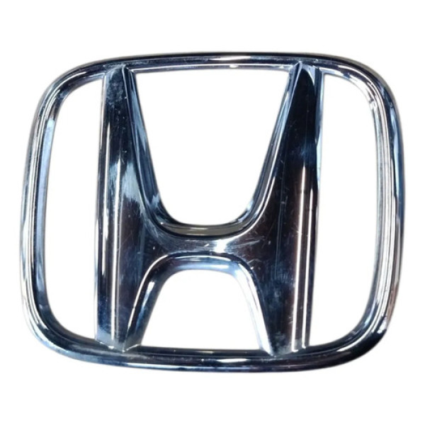 Emblema Tampa Traseira Honda Civic 2007 2011 Prata