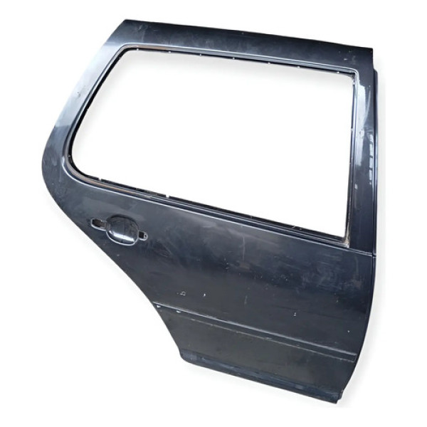 Porta Preta Traseira Direita Vw Golf 1999 2013 Traseira Direita Preto