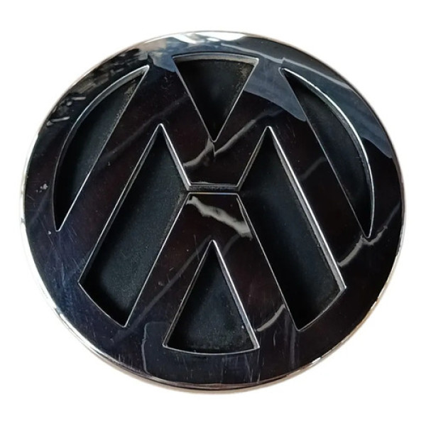 Emblema Tampa Traseira Vw Gol Golf Polo Fox 2003 2010 Prateado