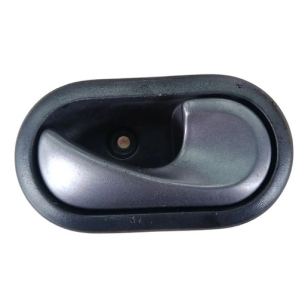 Maçaneta Interna Direito Renault Logan Sandero 2007 2013 Preto Traseira