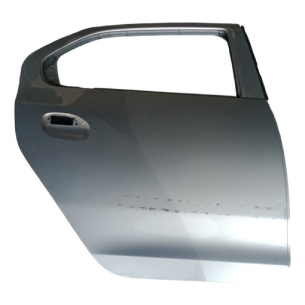 Porta Traseira Direita Renault Logan 2015 A 2023 Traseira Direito Prata