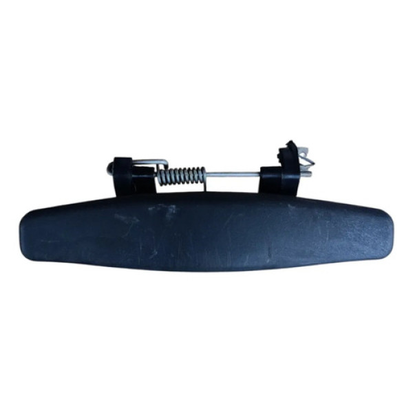 Macaneta Externa Dianteiro Direito Renault Sandero 2011 2013 Preto Traseira