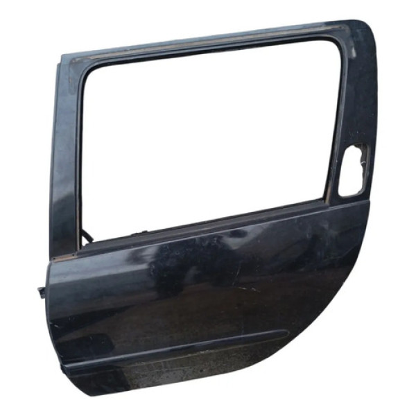 Porta Traseira Esquerda Preta Peugeot 206 Sw 2005 2008 Traseira Esquerda Preto