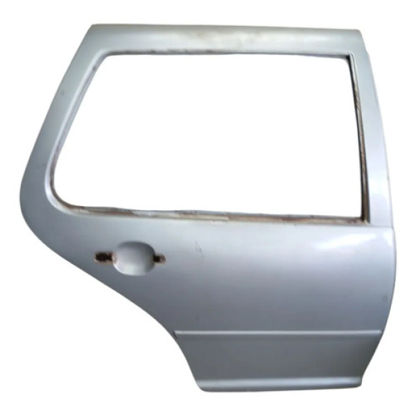 Porta Traseira Direita Prata Vw Polo 2.0 2003 2007 Traseira Direito Prata