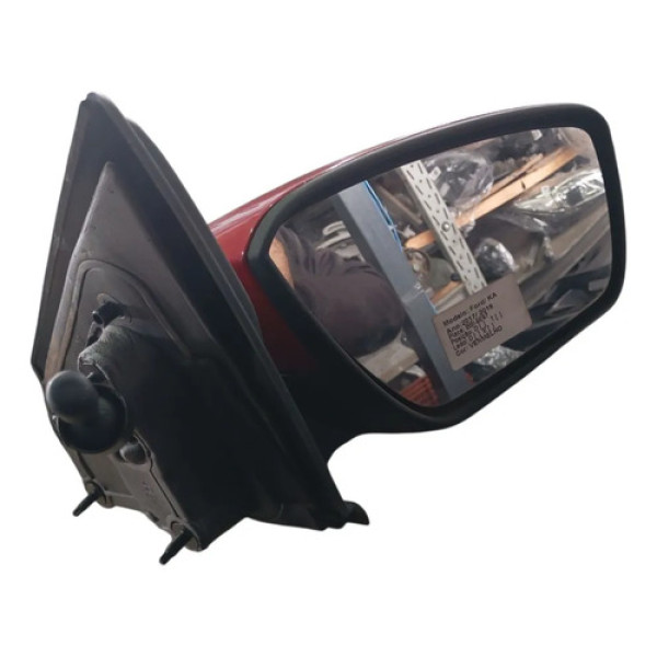Retrovisor Vermelho Direito Manual Ford Ka 2014 2020