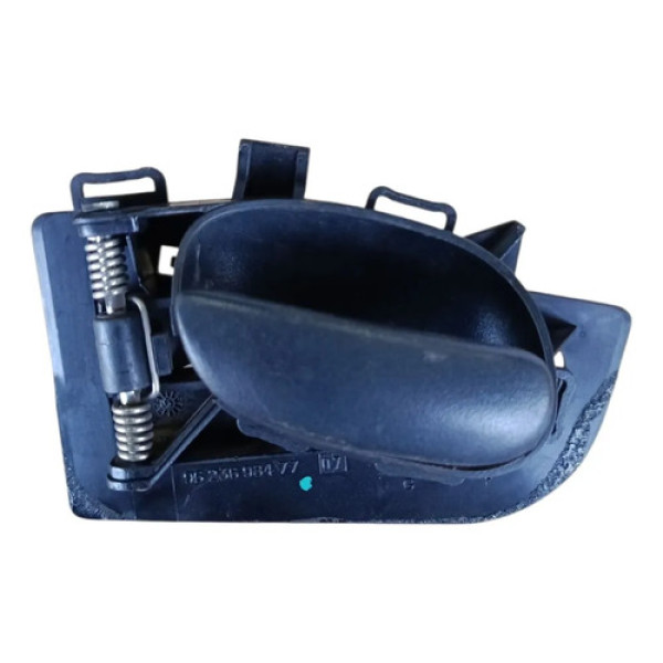 Maçaneta Interna Puxador Dianteira Esq Peugeot 206 2008 2015 Preto Dianteira