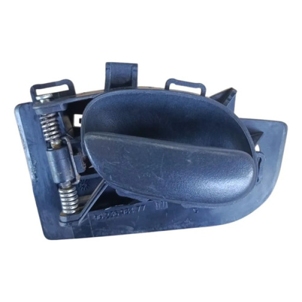 Maçaneta Interna Dianteira Esquerd Peugeot 206 207 2010 2013 Preto Dianteira