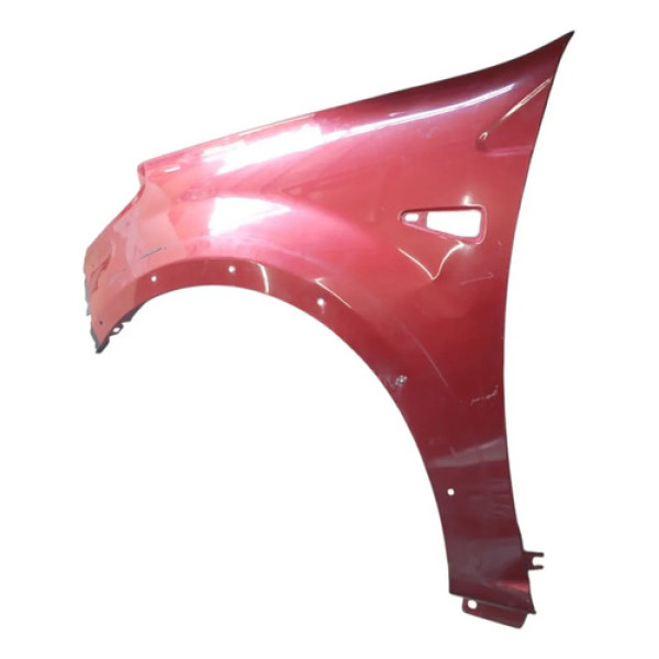 Paralama Esquerda Vermelho Renault Sandero Logan 2014 Detalh