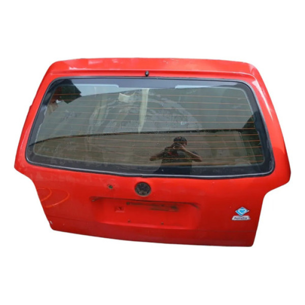 Tampa Traseira Porta Malas Vermelha Vw Parati G3 1999 2005 Vermelho