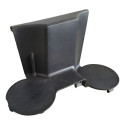 Acabamento Porta Copos Gm Spin Preto
