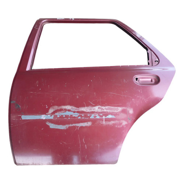 Porta Traseira Esquerda Ford Fiesta 1998 Traseira Esquerdo Vermelho