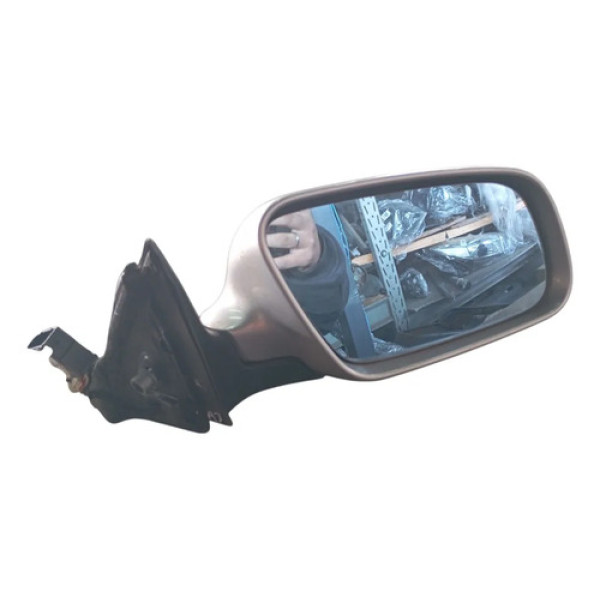 Retrovisor Lente Azul Elétrico Direito Audi A3 1996 2006