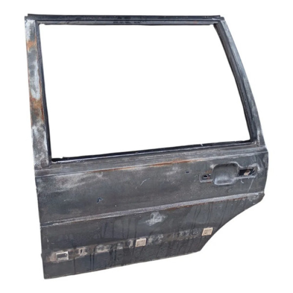 Porta Traseira Esquerda Vw Santana 1984 1990 Revitalizar Traseira Esquerda Preto