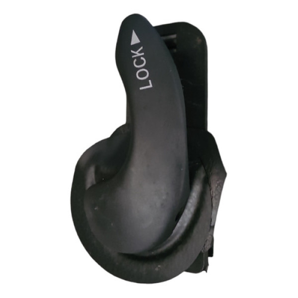 Maçaneta Puxador Interno Dianteiro Esquerda Fiat Palio 1998 Preto Dianteira