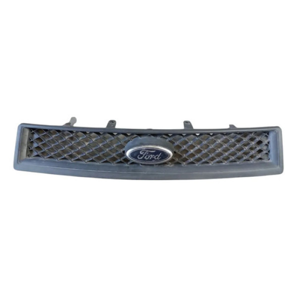 Grade Radiador Logo Marca Ford Fiesta 2008 2010 7s658290ae Preto