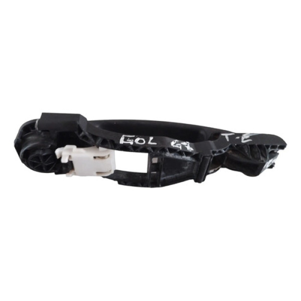 Maçaneta Porta Externa Traseira Esquerda Vw Gol G7 2016 A 18 Preto Traseira